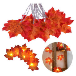Luzes Corda Led Folha De Bordo Artificial Para O Halloween