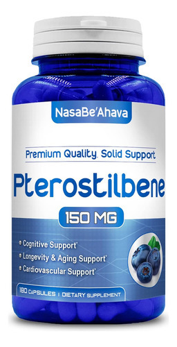 Nasabeahava Pterostilbene 150mg 180 Cápsulas