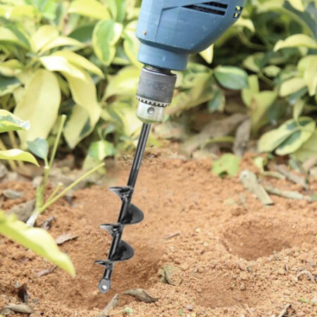 2 X Máquina Agrícola Faz Buraco Para Plantar 4x22cm A - Imagem 8