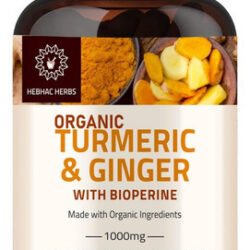Gengibre De Açafrão Com Pimenta Preta E Gengibre 1000 Mg 120