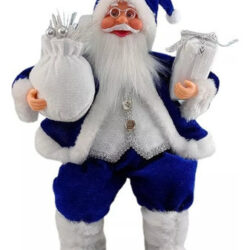 Figura De Papai Noel Com Bolsa De Presente E Presentes Para