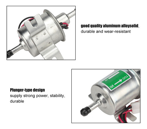 Bomba De Combustível Universal 24v Car Boat Electric In Line - Imagem 2
