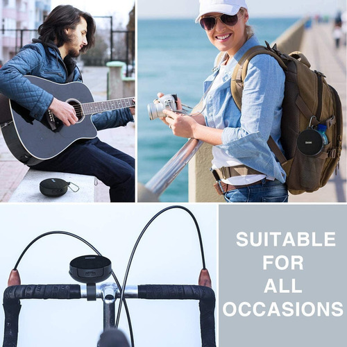 Alto Falante Bluetooth Moto Bicicleta À Prova D"água Som Hd - Imagem 6