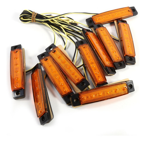 Lâmpada De Folga Com Indicador Lateral De Led 10x 6 Para Cam - Imagem 7