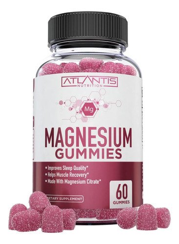 Gomas De Magnésio 770 Mg Citrato De Magnésio - Promove A Cal