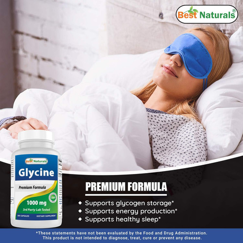 Melhor Suplemento De Glicina Natural 1000 Mg Para Produção D - Imagem 4