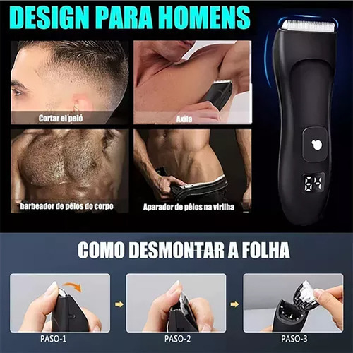 Novo Raspe Facilmente Os Pelos Das Partes Íntimas Masculinas - Imagem 5