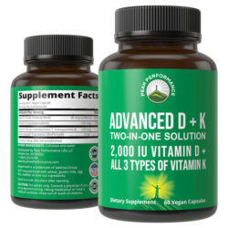 Suplemento Peak Performance Advanced Vitamin D 2000 Ui Com V