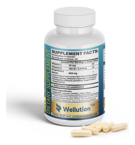Maximizador De Crescimento De Altura Wellution ' Suplemento - Imagem 5