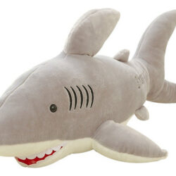 A Bonito Brinquedo De Pelúcia Para Tubarões Cinza De 70 Cm