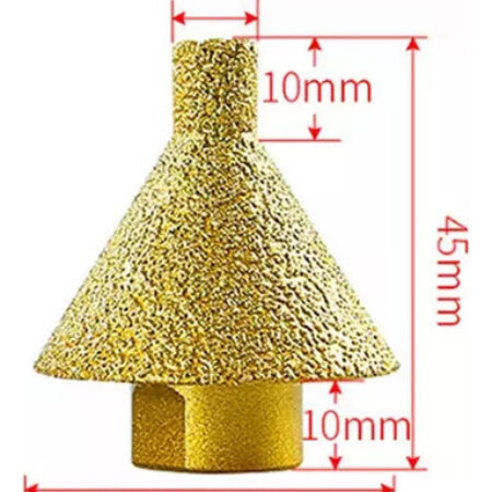 2xbroca De Chanfro De Diamante Porcelanato Chanfro Do Furo - Imagem 3