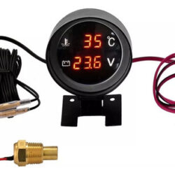 Vv Sensor Digital Redondo Da Temperatura Do Medidor Do Carro