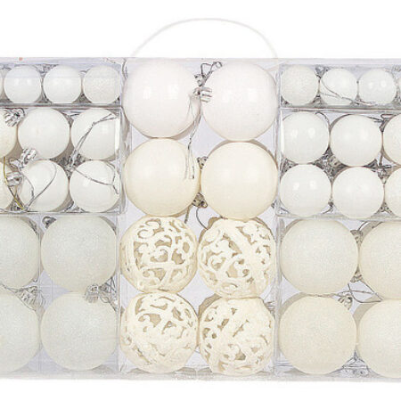 Conjunto De Bolas De Natal De Cor Sólida/fosco/glitter, 100 - Imagem 13