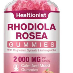 Healtionist 1 Pacote De Gomas De Rhodiola Rosea Sem Açúcar S