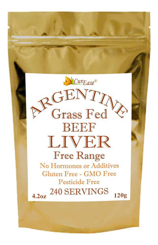 Pó De Fígado Bovino - Alimentado Com Capim Argentino E Acaba