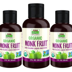 Fruta Dos Monges Now Foods Adoçante Líquido 59ml 3un