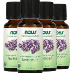 Óleo De Lavanda Now Foods 30 Ml Orgânico Importado 4un