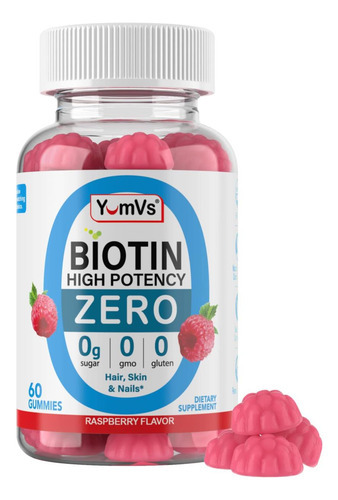 Yum-vs - Gomas De Biotina De Alta Potência 5.000mcg Vitamina