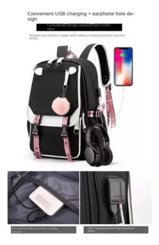 Mochila De Grande Capacidade 2025 New Series Stitch W1 2pc - Imagem 7