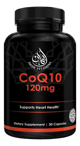 Iman Vitaminas Halal Coq10 Para Adultos, Ubiquinona, 120mg,