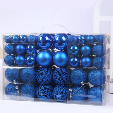 Conjunto De Bolas De Natal De Cor Sólida/fosco/glitter, 100 - Imagem 19