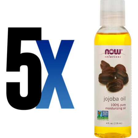 Óleo De Jojoba 118ml Now Foods Hidratante 100% Puro 5un - Imagem 2
