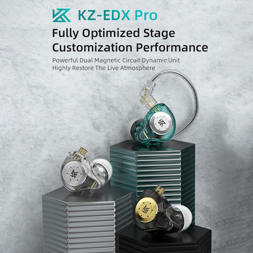 Fones De Ouvido Kz-edx Pro Hifi Bass Monito Com Cancelamento - Imagem 13