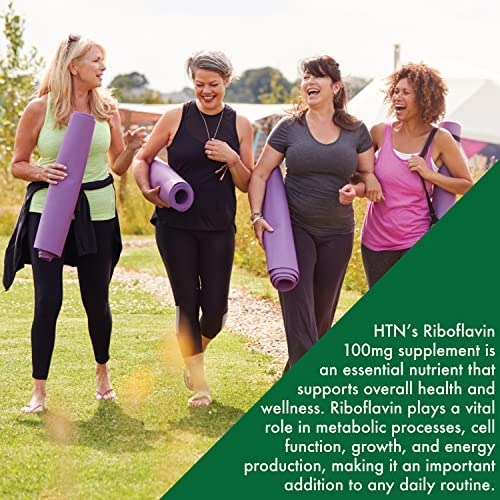 Health Thru Nutrition Riboflavina 100mg Vitamina B2 - Vegano - Imagem 4