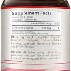 Healthyway Berberina 500mg 180 Cápsulas