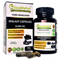 Cápsulas Puras De Shilajit Do Himalaia Mg. Shilajit Natural
