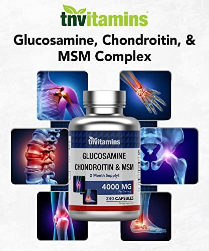 Cápsulas De Suplemento De Glucosamina, Condroitina E Msm (4 - Imagem 3