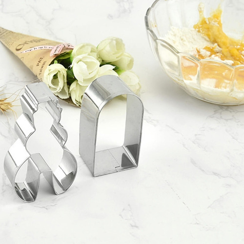 Cortador Biscoito Natal Casa 3d Moldes Cortadores Inox Pasta - Imagem 6