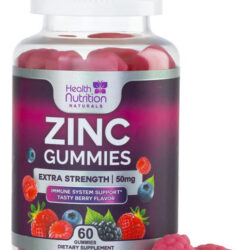 Goma De Zinco Para Adultos 50mg, Força Máxima Para Ossos, Pe