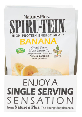 Naturesplus Spiru -tein, Banana - 8 Pacotes Totais - Shake D