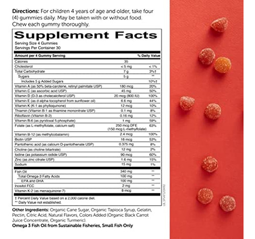 Vitamina B-12 Marca Smartypants, 24 Mg, 120 Comprimidos - Imagem 2