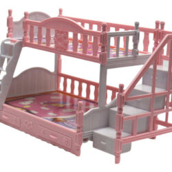 Casa De Boneca Infantil Fingir Brinquedos Cama