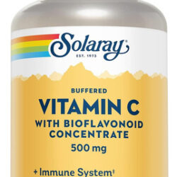 Vitamina C Tamponada Solaray 500 Mg - Com Bioflavonóides, Ro