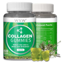 Wxw Gummies De Colágeno - Sabor De Baunilha - Peptídeos De C