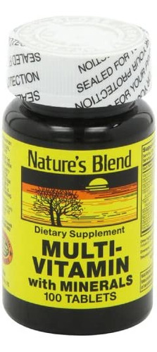 Natures Blend Nat B Multivitamin & Min Tb, Sortido, 100 Un - Imagem 7