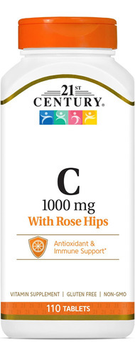 Vitamina C Natural Do Século Xxi 1000 Mg 110 Comprimidos