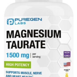 Puregen Labs Taurato De Magnésio 1500 Mg Por Porção [alta Po