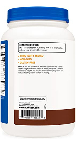 Concentrado De Proteína De Soro De Leite Nutricost 2 Kg De C - Imagem 3