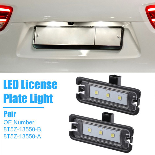 Luzes De Matrícula Para Ford Focus Fusion Lincoln Mks Mkt - Imagem 2