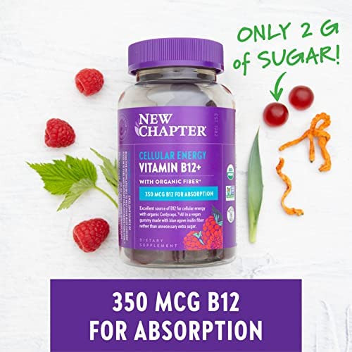 New Chapter® Vitamina B12 + Gomas Orgânicas 44% Menos Açúca - Imagem 3