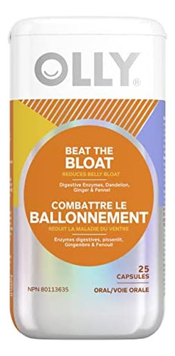 Olly Beat The Bloat Capsules, Alívio Do Inchaço Da Barriga P