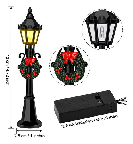 M Mini Luminária De Rua Led Branca Quente, Modelos Mini - Imagem 5