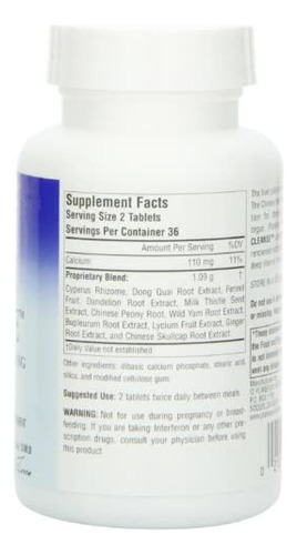Planetary Herbals Bupleurum Liver Cleanse 545mg - Com Cálcio - Imagem 3