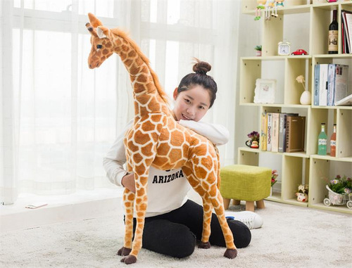 Br3 Boneca De Pelúcia Grande Em Forma De Girafa, Presente - Imagem 5