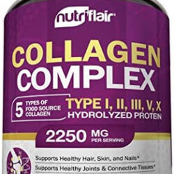 Comprimidos Nutriflair Multi Collagen Peptides 2250mg, 180