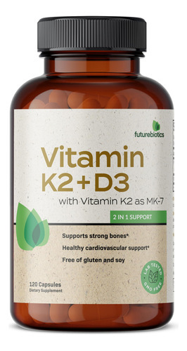 Suplemento De Vitamina K2 (mk7) Da Futurebiotics Com D3 120 - Imagem 4